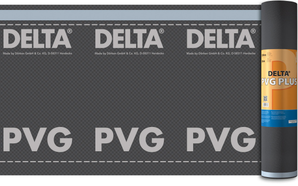 Гидроизоляционная пленка DELTA PVG PLUS (150г/м2, 50*1,5м, 75м2/рул)