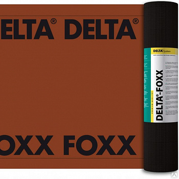Диффузионная мембрана DELTA FOXX (270г/м2, 50*1,5м, 75м2/рул)