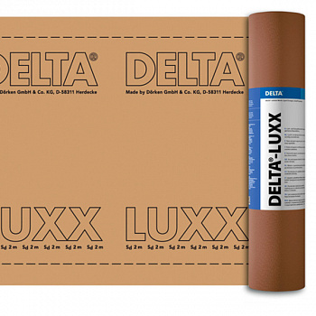 Пароизоляционная мембрана с ограниченной паропроницаемостью DELTA LUXX (150г/м2, 50*1,5м, 75м2/рул)
