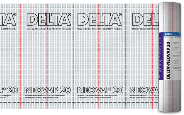Пароизоляционная пленка DELTA NEOVAP 20 (180г/м2, 50*1,5м, 75м2/рул)