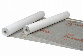 Диффузионная мембрана с клеевой лентой Tyvek Supro Tape (148г/м2, 50*1,5м, 75м2/рул)